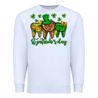 White Dentist st. patricks day Premium Sweatshirt - Neo Western