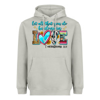 Moon Dust let all that you do be done in love Heavyweight Hoodie - Zillion Design Studio