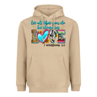 Mushroom let all that you do be done in love Heavyweight Hoodie - Zillion Design Studio