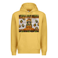Antique Gold easter egg hunter  rabbit Premium Hoodie - BarkalooDesign