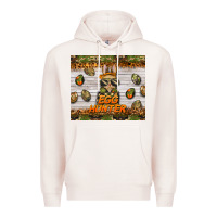 Pale Pink easter egg hunter  rabbit Premium Hoodie - BarkalooDesign