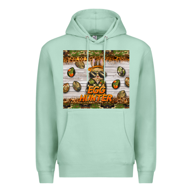 Easter Egg Hunter  Rabbit Premium Hoodie by BarkalooDesign | Teevron