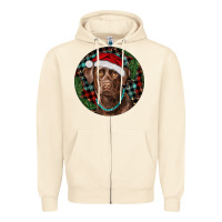 Sandshell Labrador Retriever Christmas Zipper Hoodie - RanaPortraitStore