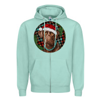Seafoam Labrador Retriever Christmas Zipper Hoodie - RanaPortraitStore