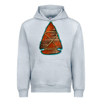 Heather Grey wooden arrowhead Urban Hoodie - Jasminsmagicworld