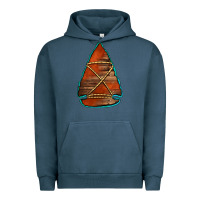Pigment Midnight Navy wooden arrowhead Urban Hoodie - Jasminsmagicworld