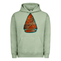 Pigment Oil Green wooden arrowhead Urban Hoodie - Jasminsmagicworld