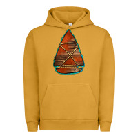 Pigment Peanut Butter wooden arrowhead Urban Hoodie - Jasminsmagicworld