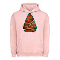 Pigment Salmon wooden arrowhead Urban Hoodie - Jasminsmagicworld
