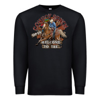 Black cowboy ranch Premium Sweatshirt - SublimationCraftShop