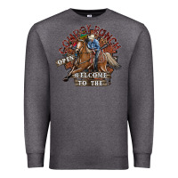 Charcoal Heather cowboy ranch Premium Sweatshirt - SublimationCraftShop