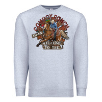 Heather Grey cowboy ranch Premium Sweatshirt - SublimationCraftShop