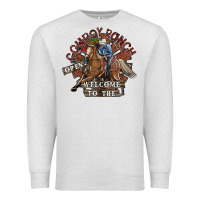 Oatmeal Heather cowboy ranch Premium Sweatshirt - SublimationCraftShop