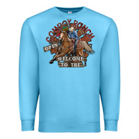 Ocean Blue cowboy ranch Premium Sweatshirt - SublimationCraftShop
