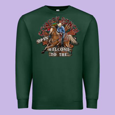 Cowboy Ranch Premium Sweatshirt Designed By Sublimationcraftshop