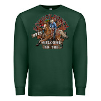 Sports Green cowboy ranch Premium Sweatshirt - SublimationCraftShop