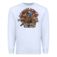 White cowboy ranch Premium Sweatshirt - SublimationCraftShop