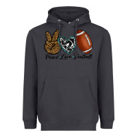 Smoke peace love football Heavyweight Hoodie - RanaPortraitStore