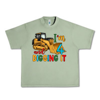 Oil Green i'm 4 and digging it Urban Heavy Tee - Artiststas