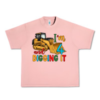 Salmon i'm 4 and digging it Urban Heavy Tee - Artiststas