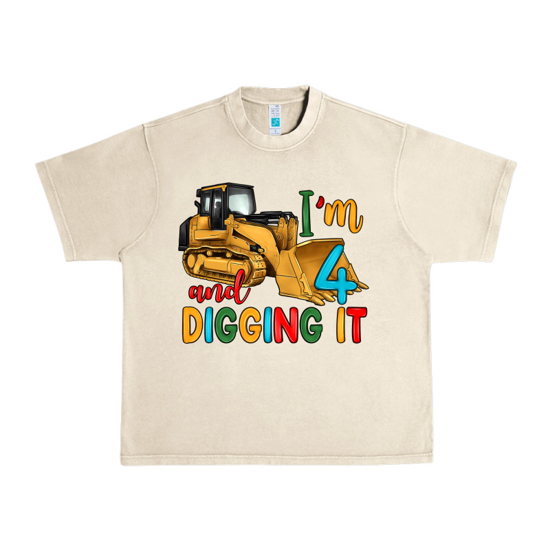 I'm 4 And Digging It Urban Heavy Tee by Artiststas | Teevron
