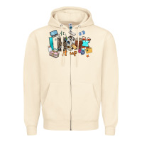 Sandshell i hook it up sewing Zipper Hoodie - Zillion Design Studio