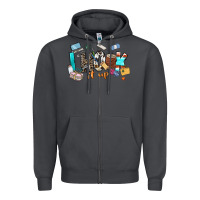Smoke i hook it up sewing Zipper Hoodie - Zillion Design Studio