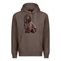 Coffee Boykin Spaniel Dog Premium Hoodie - LillyAllenDesigns