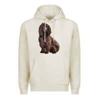 Oatmeal Heather Boykin Spaniel Dog Premium Hoodie - LillyAllenDesigns