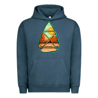 Pigment Midnight Navy western desert arrowhead Urban Hoodie - Jasminsmagicworld