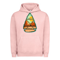 Pigment Salmon western desert arrowhead Urban Hoodie - Jasminsmagicworld