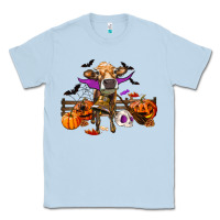 Dusty Blue Heifer Cow Halloween Classic Tee - RanaPortraitStore