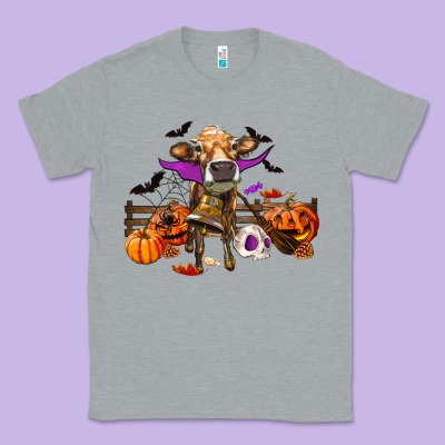 Heifer Cow Halloween Classic Tee Designed By Ranaportraitstore
