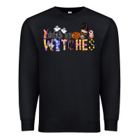 Black Drink Up Witches Premium Sweatshirt - CowhideDigitalArt