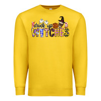 Lemon Drink Up Witches Premium Sweatshirt - CowhideDigitalArt