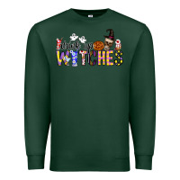 Sports Green Drink Up Witches Premium Sweatshirt - CowhideDigitalArt
