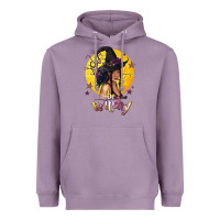 Lavender Be Witchy Black Witch Heavyweight Hoodie - texasbilliewilder
