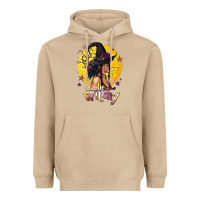 Mushroom Be Witchy Black Witch Heavyweight Hoodie - texasbilliewilder