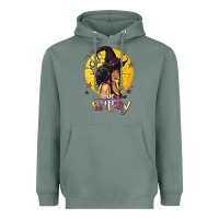 Sage Be Witchy Black Witch Heavyweight Hoodie - texasbilliewilder