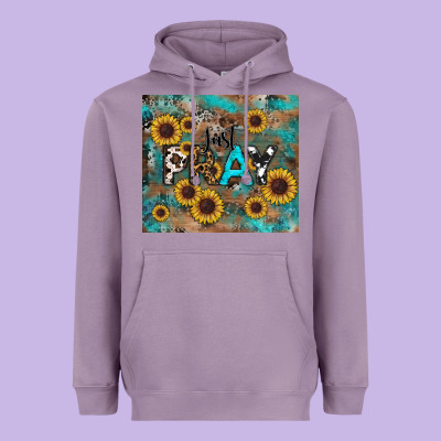 Just Pray Tumbler Heavyweight Hoodie Designed By Ranaportraitstore