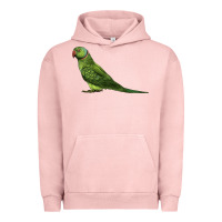 Pigment Salmon Ring Necked Parakeet Urban Hoodie - LillyAllenDesigns