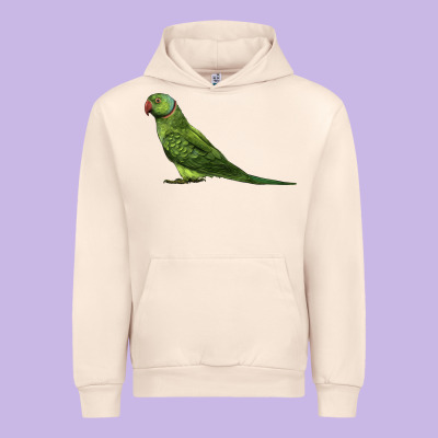 Ring Necked Parakeet Urban Hoodie Designed By Lillyallendesigns