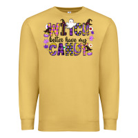 Antique Gold Witch Better Have My Candy Premium Sweatshirt - CowhideDigitalArt