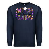 Navy Witch Better Have My Candy Premium Sweatshirt - CowhideDigitalArt