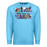 Ocean Blue Witch Better Have My Candy Premium Sweatshirt - CowhideDigitalArt