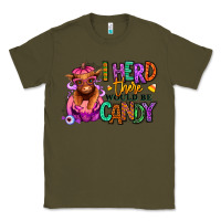 Army Green I herd there would be candy Heifer Classic Tee - RanaPortraitStore