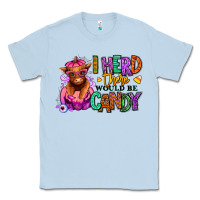 Dusty Blue I herd there would be candy Heifer Classic Tee - RanaPortraitStore