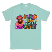 Seafoam I herd there would be candy Heifer Classic Tee - RanaPortraitStore