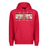Cardinal pink camouflage egg hunter bunny   license plate Premium Hoodie - BarkalooDesign