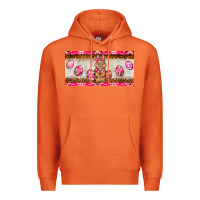 Carrot pink camouflage egg hunter bunny   license plate Premium Hoodie - BarkalooDesign